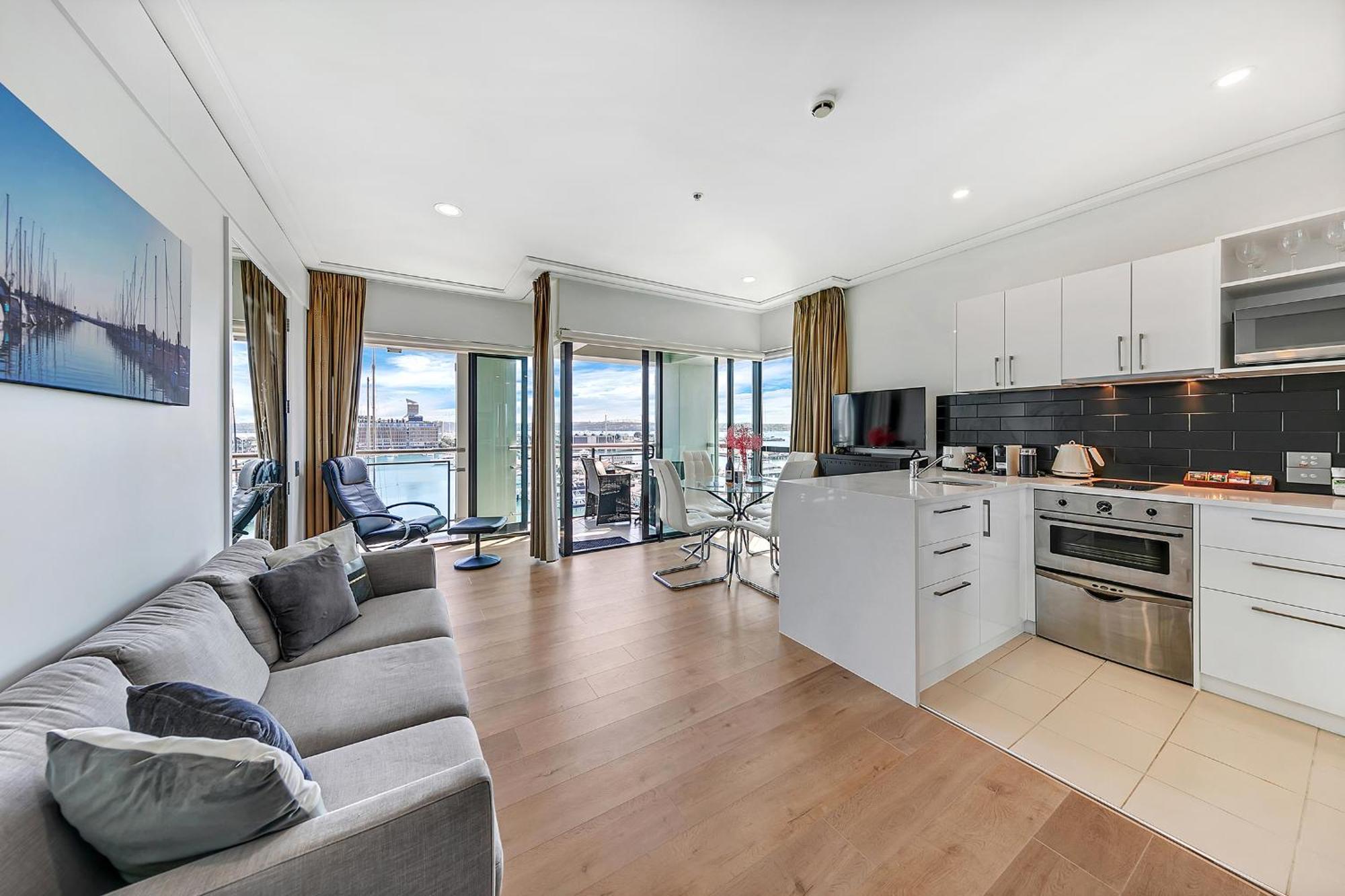 Exquisite Sun Soaked Corner Apartment Окленд Екстер'єр фото